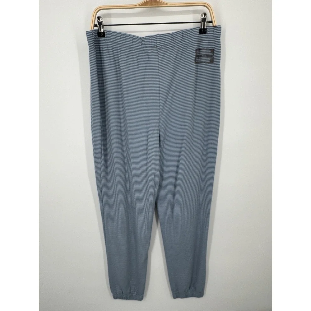 NWT Savage X Fenty Midnight Cruise‎ Sleep Pants Women's XL Blue Striped Comfort
